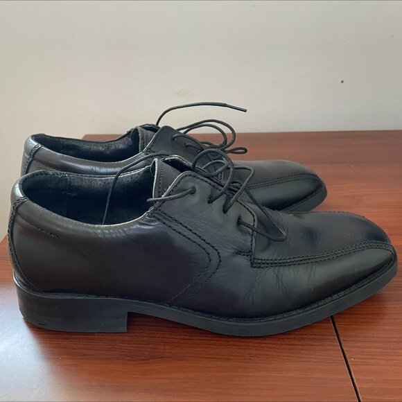 Men's Boulevard Club Black Dress Shoes - SIZE 7 - Worn only once - Picture 3 of 6